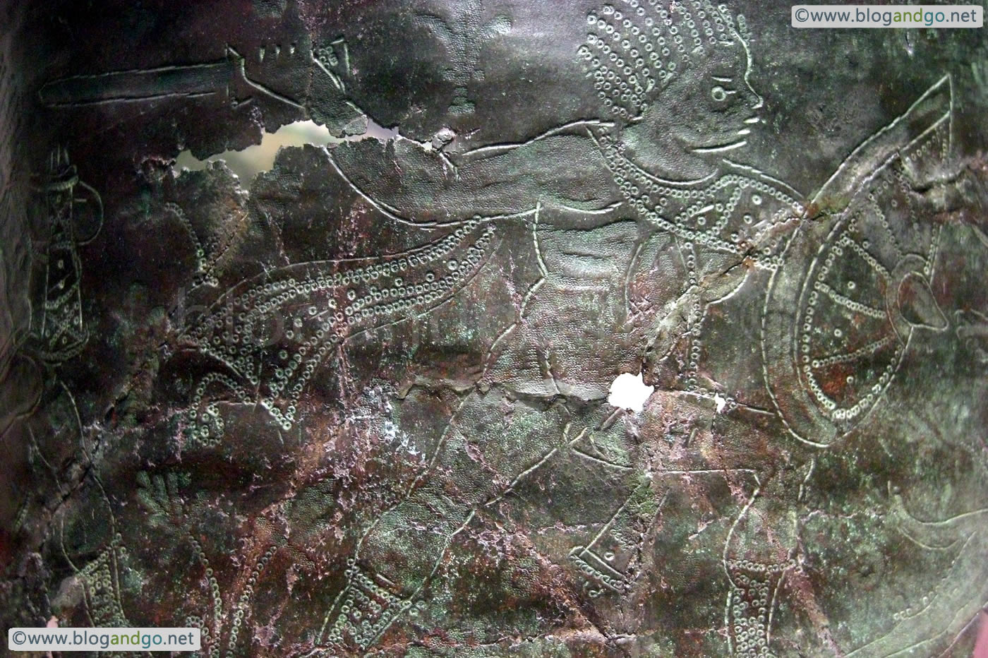 Sutton Hoo - Bronze bucket decoration